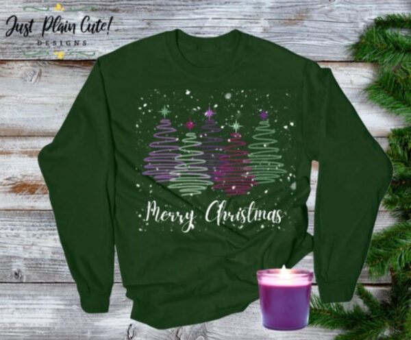 Merry Christmas Sweatshirt (Green)